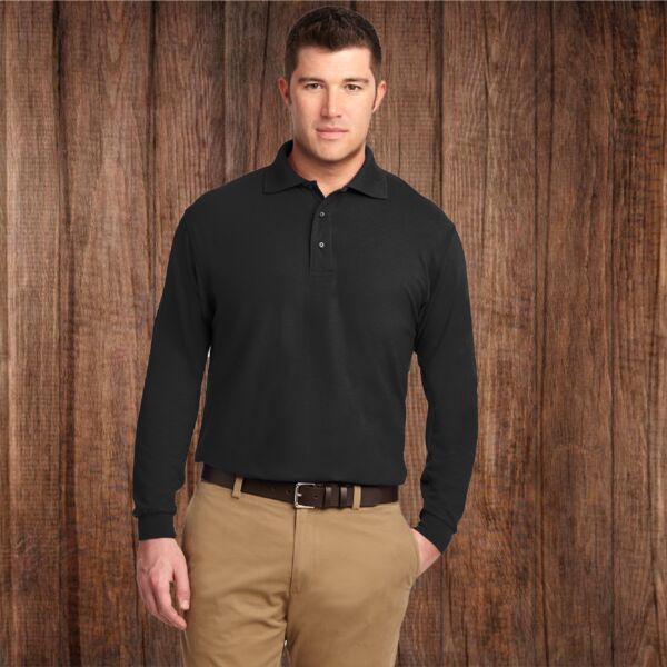 K500LS Long Sleeve Silk Touch Polo Thumbnail